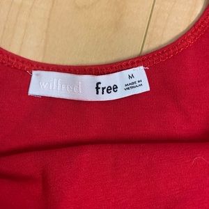 Wilfred Tops - Wilfred Free Leila bodysuit Red Medium Wilfred Tops - Wilfred Free Leila bodysuit Red Medium